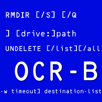 OCR+B